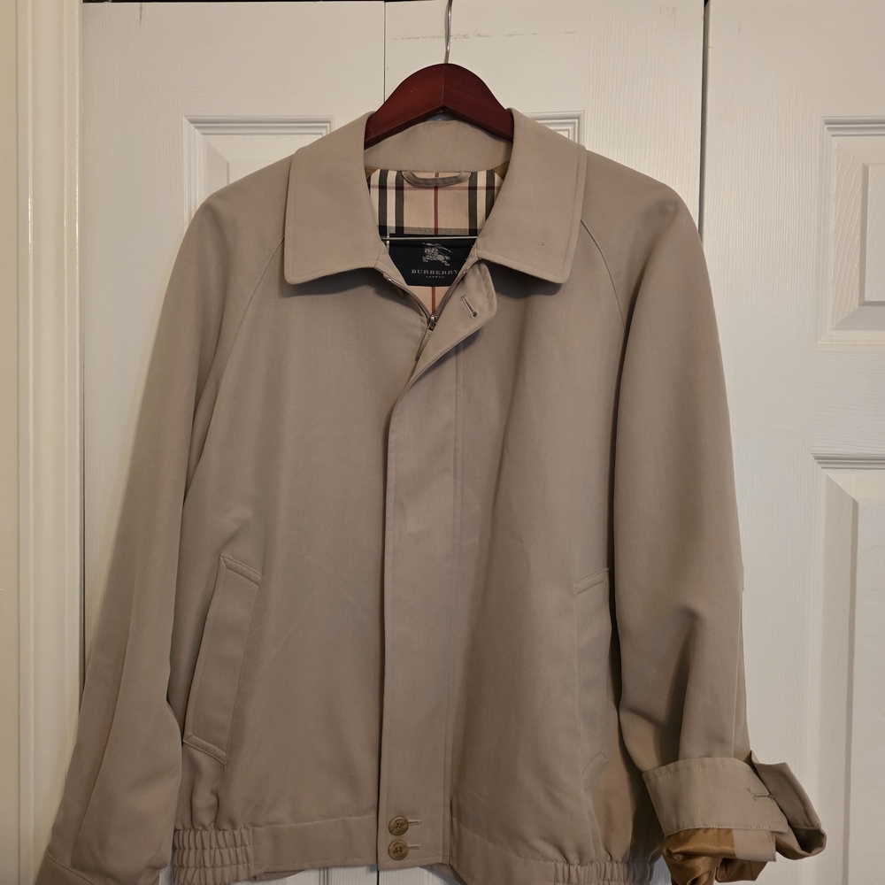 Burberry Beige Trench Coat with Check Lining